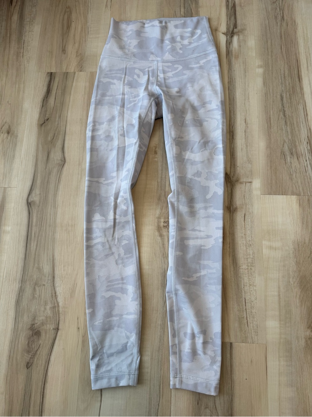 Girls' Light Gray Camo Lululemon Leggings